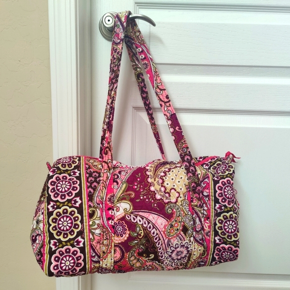 Vera Bradley Bags Vera Bradley Small Duffel In Very Berry Paisley